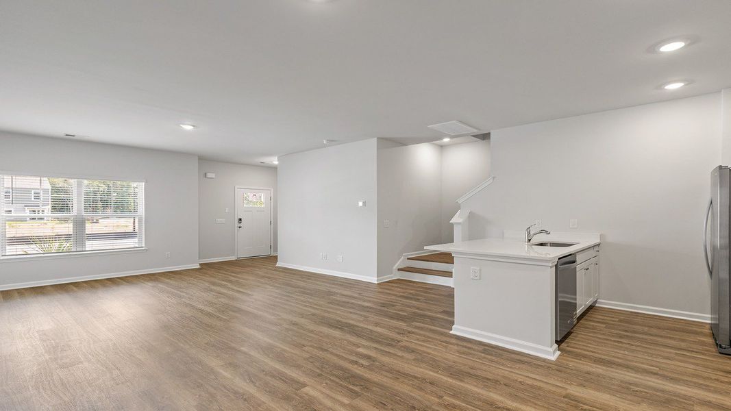 Spacious, unfurnished interior of a new home in The Crossing at St. James, Summerville (Image 22). Spacious, unfurnished interior of a new home in The Crossing at St. James, Summerville (Image 22).
