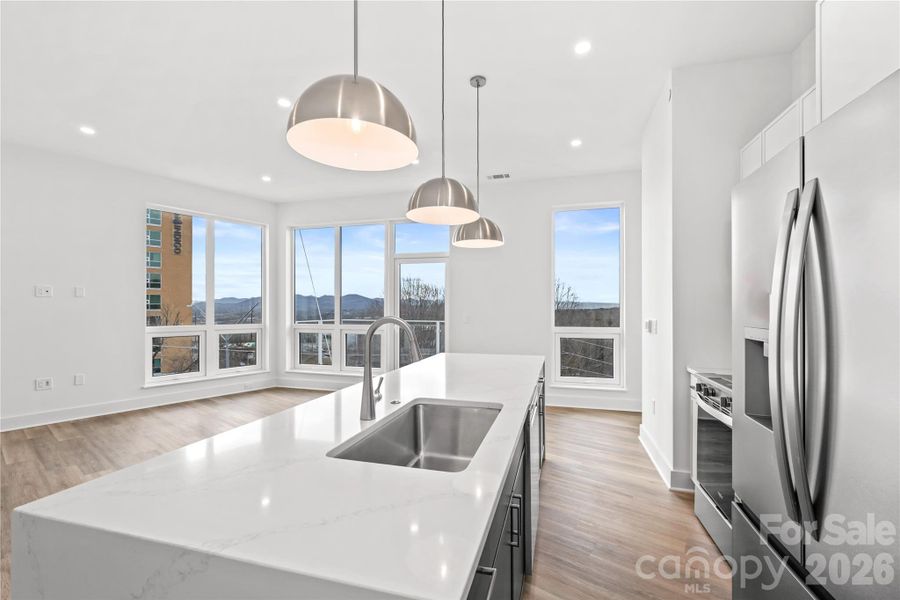 Furnished interior view inside a new home in , Asheville (Image 9).