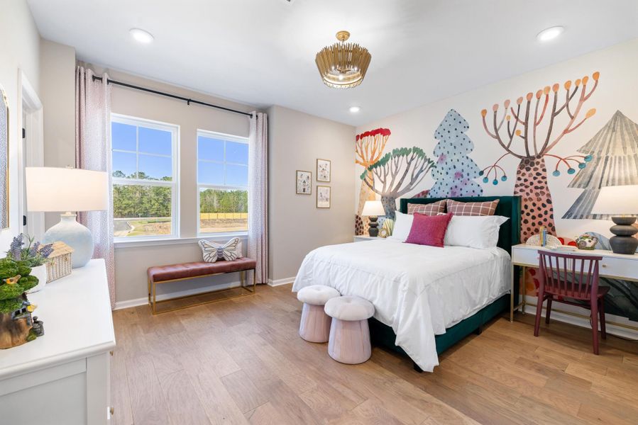Furnished interior view inside a new home in The Oaks, Goose Creek (Image 9).