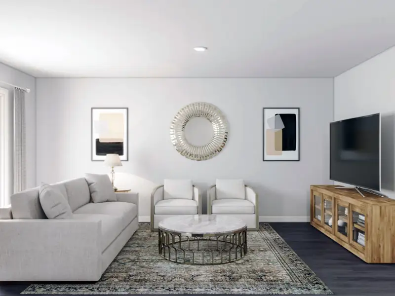 Representative furnished interior of a home built from the Everglades by National HomeCorp in Forest Ridge, Edgefield (Image 3).