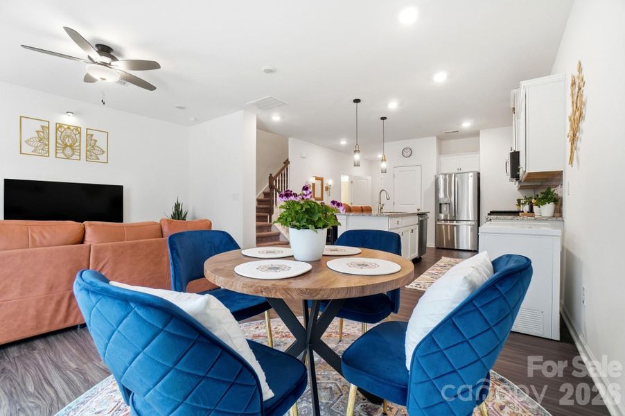 Furnished interior view inside a new home in , Monroe (Image 19).