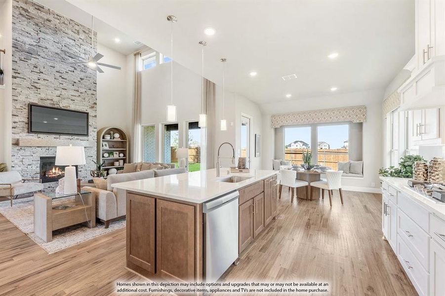 Furnished interior view inside a new home in Mockingbird Heights, Midlothian (Image 8).