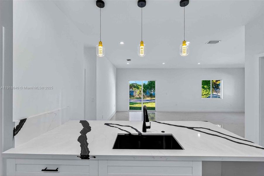 Furnished interior view inside a new home in , Miami (Image 5). Furnished interior view inside a new home in , Miami (Image 5).