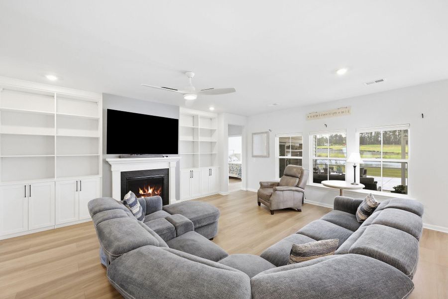 Furnished interior view inside a new home in Horizons at Summers Corner | 55+, Summerville (Image 28).