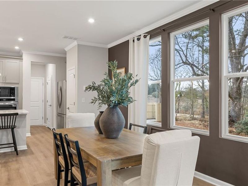 Furnished interior view inside a new home in Lake Shore, Winder (Image 16).