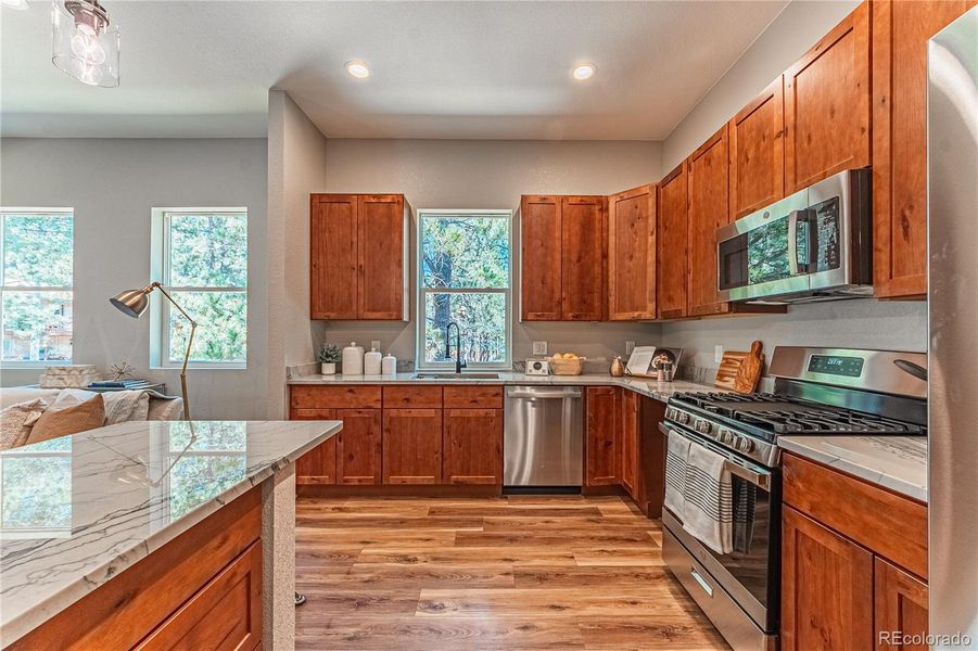 Furnished interior view inside a new home in , Woodland Park (Image 4). Furnished interior view inside a new home in , Woodland Park (Image 4).