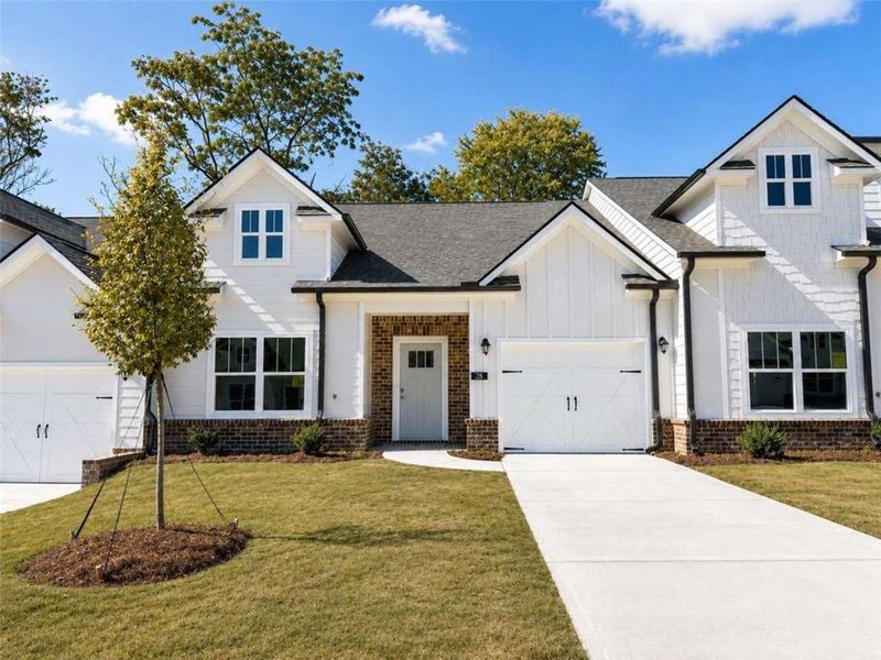 Front exterior of a new home in , Cleveland, GA, highlighting curb appeal (Image 14). Front exterior of a new home in , Cleveland, GA, highlighting curb appeal (Image 14).