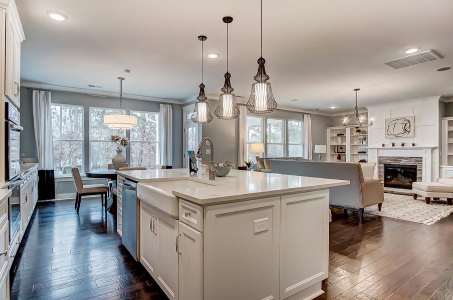 Furnished interior view inside a new home in The Enclave at French Quarter Creek, Huger (Image 16).