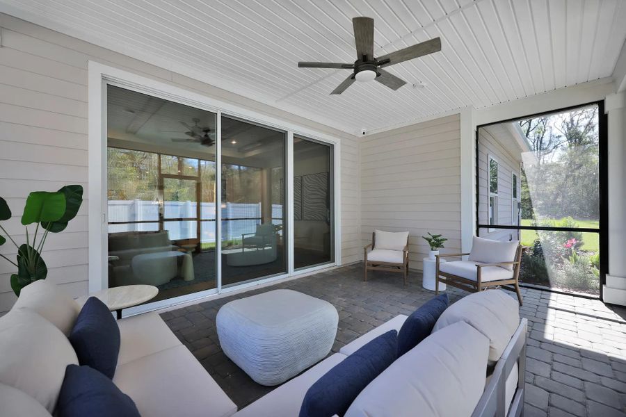 The Crane II Outdoor Living Area The Crane II Outdoor Living Area