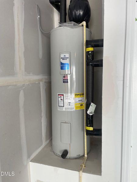 water heater in garage