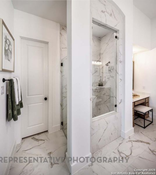Furnished interior view inside a new home in Esperanza, Boerne (Image 7).