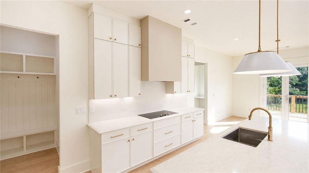 Furnished interior view inside a new home in , Flowery Branch (Image 8).