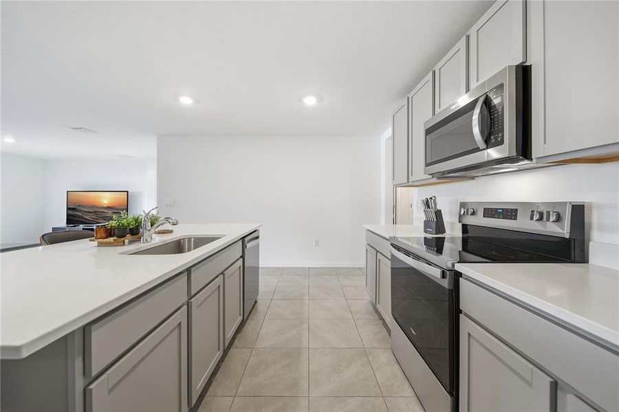 Furnished interior view inside a new home in Berry Bay, Wimauma (Image 8).