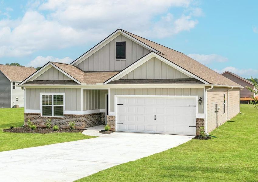 The Burton is a gorgeous 3 bedroom/2 bathroom home located in Locust Grove, GA