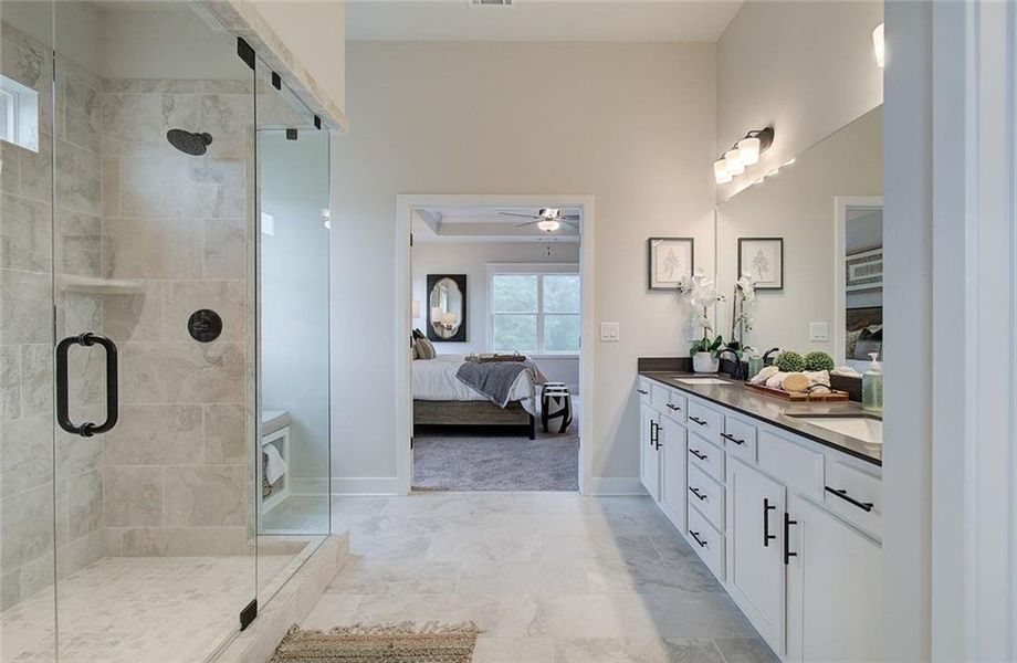 Furnished interior view inside a new home in Pinecrest Ridge, Dacula (Image 5). Furnished interior view inside a new home in Pinecrest Ridge, Dacula (Image 5).