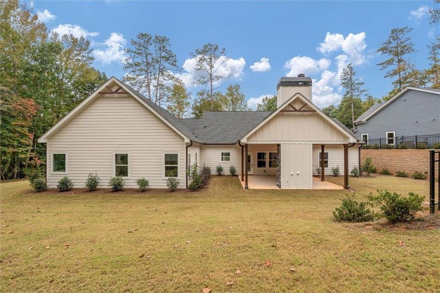 Front exterior of a new home in , Villa Rica, GA, highlighting curb appeal (Image 22).
