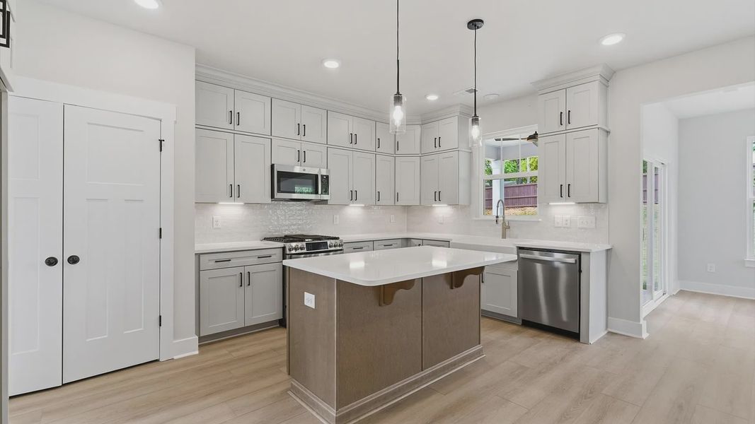 Furnished interior view inside a new home in The Reserve at Livingston Park, Easley (Image 9).