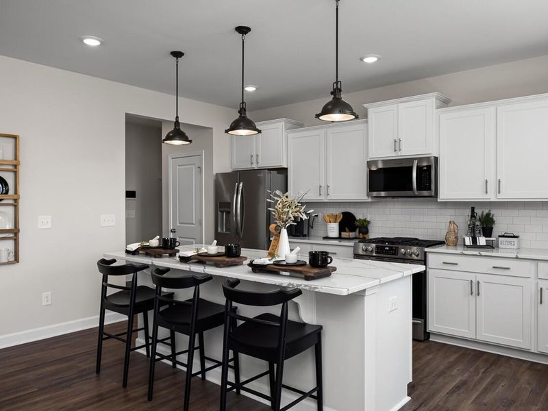 Furnished interior view inside a new home in Woodland Crossing, Zebulon (Image 5).