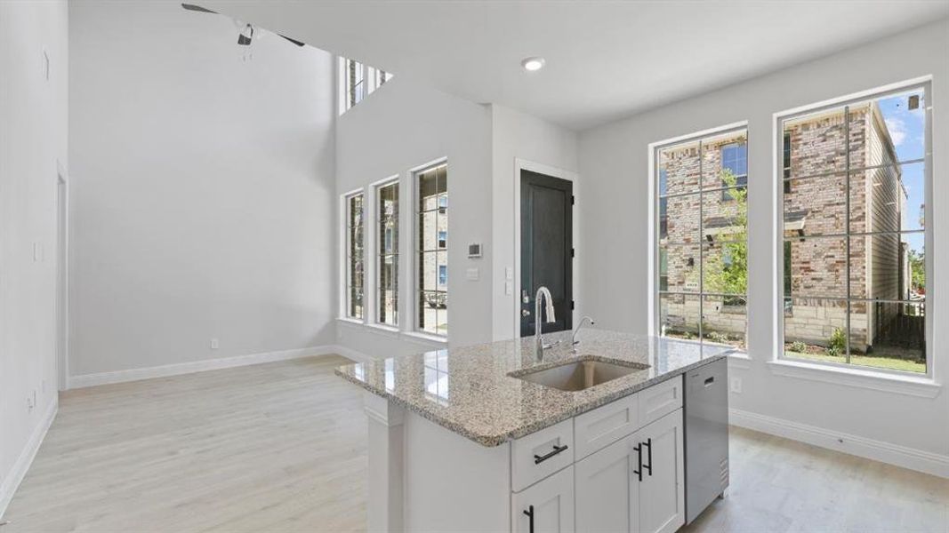 Furnished interior view inside a new home in The Avenue, Allen (Image 10).