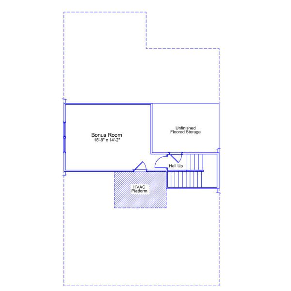 2D floor plan layout of this home in Ovation at Sweetbrier, Durham, NC (Image 3).