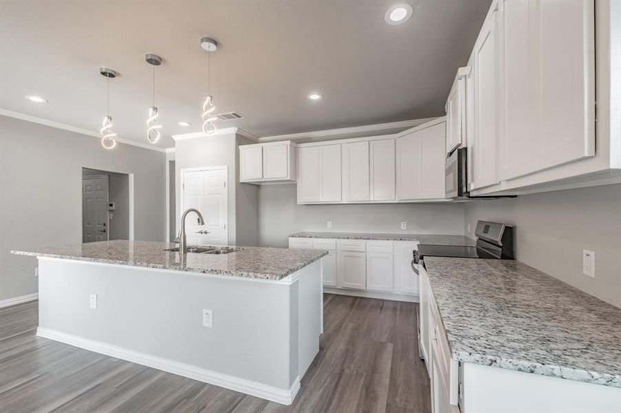 Furnished interior view inside a new home in , Fort Worth (Image 11).