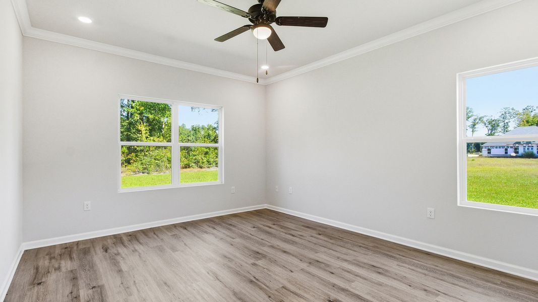Spacious, unfurnished interior of a new home in Greystone, Crawfordville (Image 15). Spacious, unfurnished interior of a new home in Greystone, Crawfordville (Image 15).