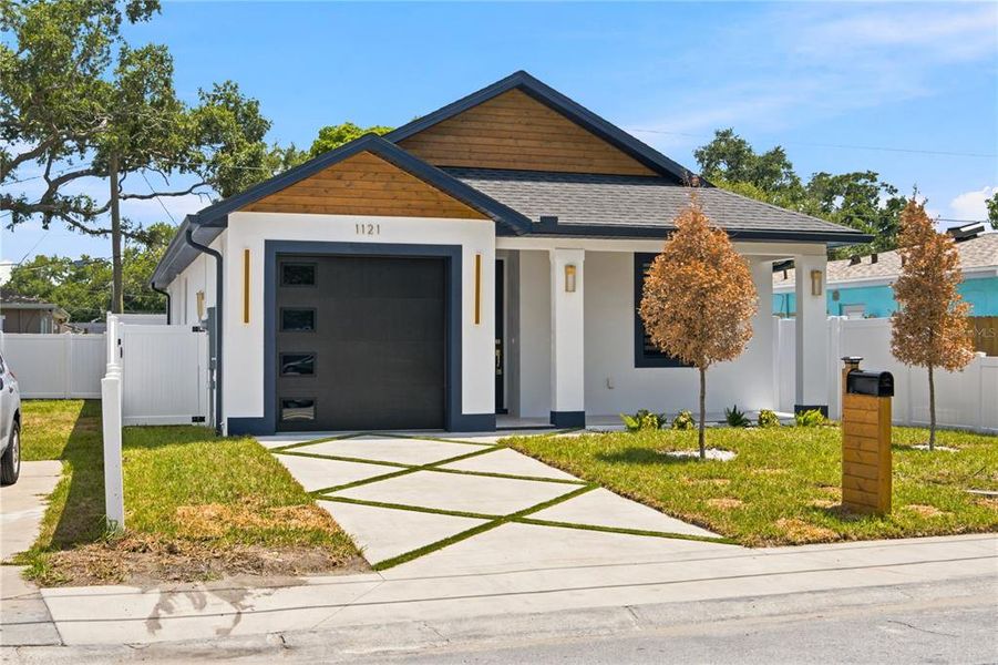 Front exterior of a new home in , Clearwater, FL, highlighting curb appeal (Image 2). Front exterior of a new home in , Clearwater, FL, highlighting curb appeal (Image 2).