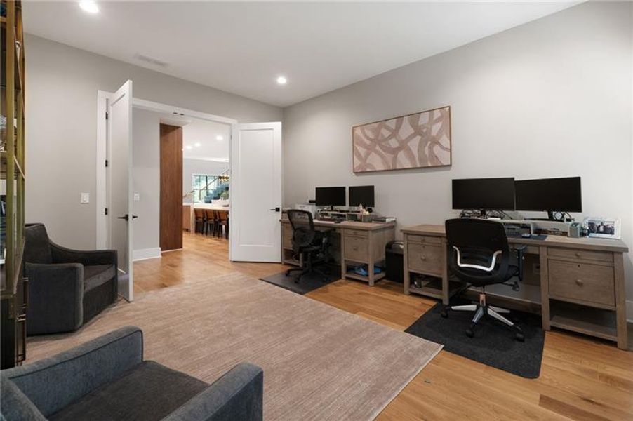 Furnished interior view inside a new home in , Atlanta (Image 30).