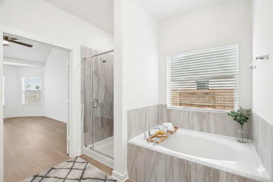 Furnished interior view inside a new home in Summerview, Fulshear (Image 8).