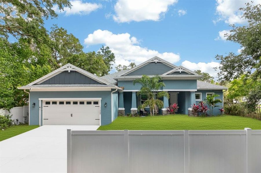 Front exterior of a new home in , Largo, FL, highlighting curb appeal (Image 26).