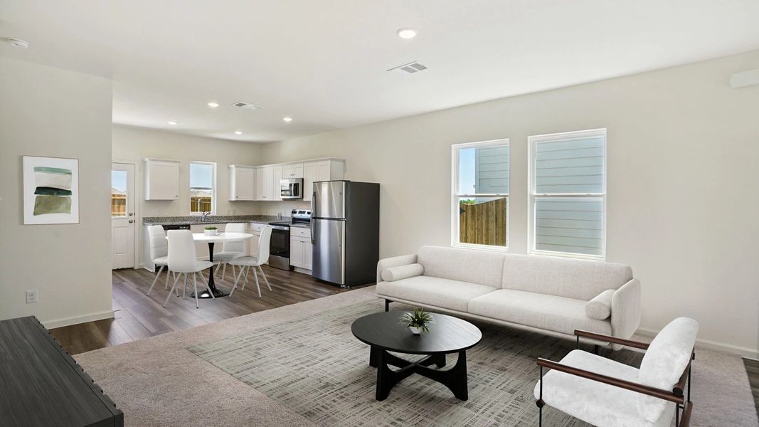 Representative furnished interior of a home built from the Atlantis by Starlight Homes in Stonebrooke, Conroe (Image 4). Representative furnished interior of a home built from the Atlantis by Starlight Homes in Stonebrooke, Conroe (Image 4).