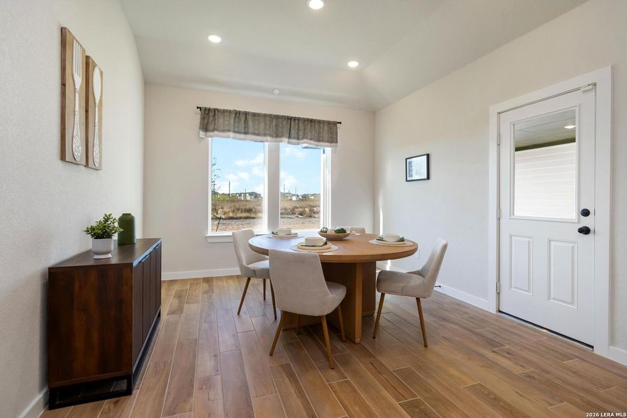 Furnished interior view inside a new home in Alamo Estates, San Antonio (Image 16).
