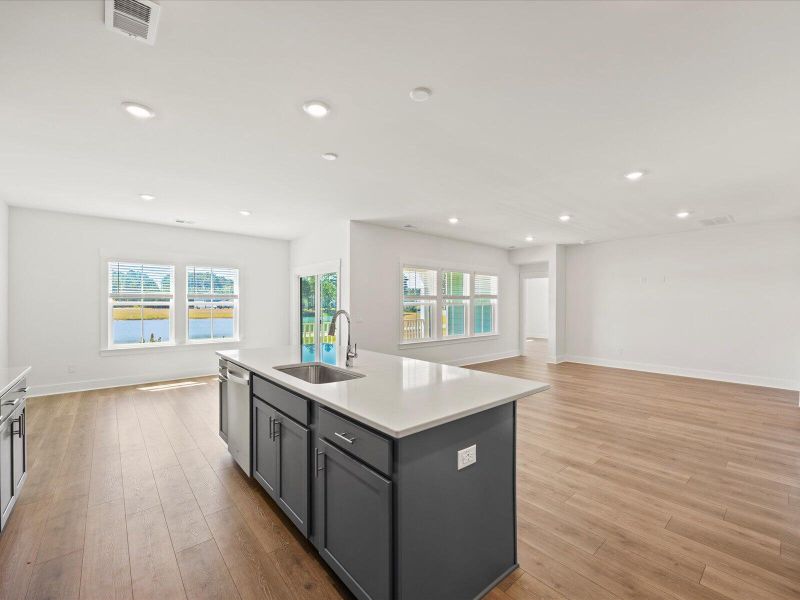 Furnished interior view inside a new home in The Coves at Lakes of Cane Bay II, Summerville (Image 11).