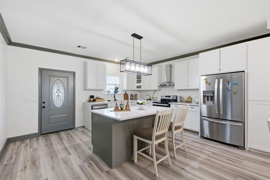 Furnished interior view inside a new home in , Cleveland (Image 15).