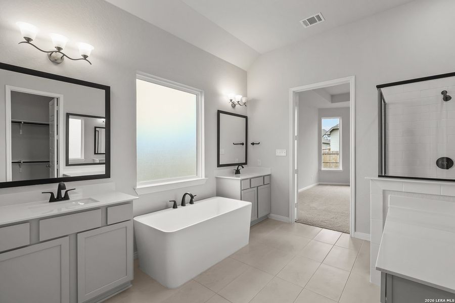 Furnished interior view inside a new home in Buffalo Crossing, Cibolo (Image 13).