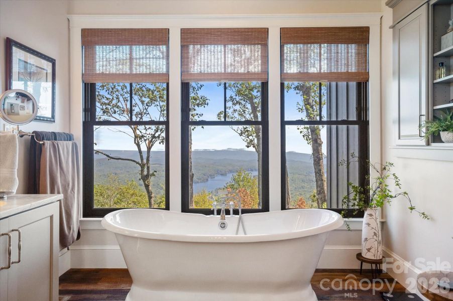 Furnished interior view inside a new home in , Lake Toxaway (Image 11).