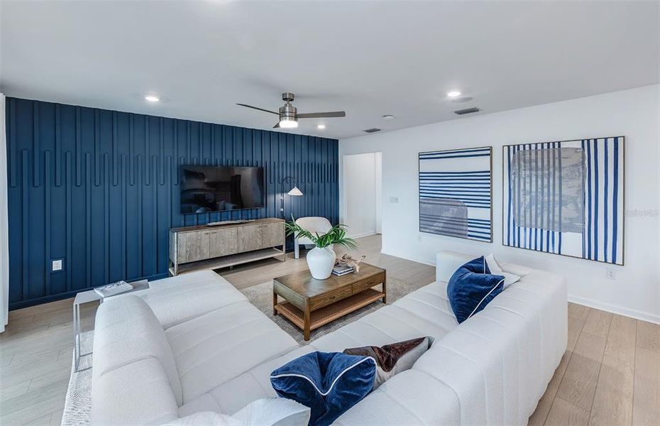 Furnished interior view inside a new home in Hartford Terrace, Davenport (Image 7). Furnished interior view inside a new home in Hartford Terrace, Davenport (Image 7).