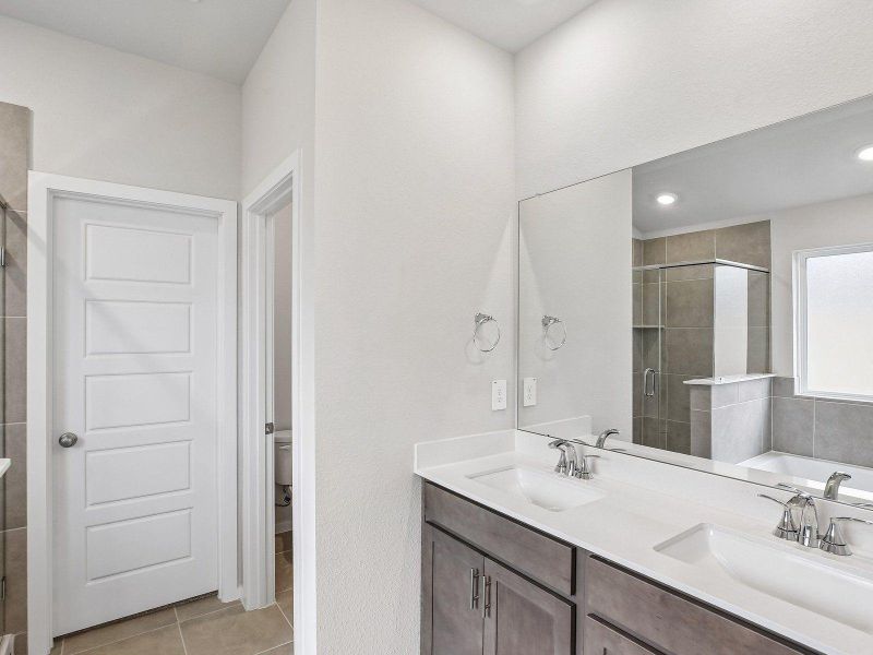 Furnished interior view inside a new home in Heights of Barbers Hill, Baytown (Image 11).