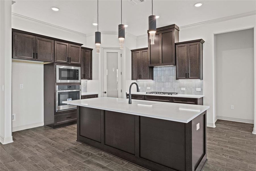 Furnished interior view inside a new home in , Troy (Image 12).