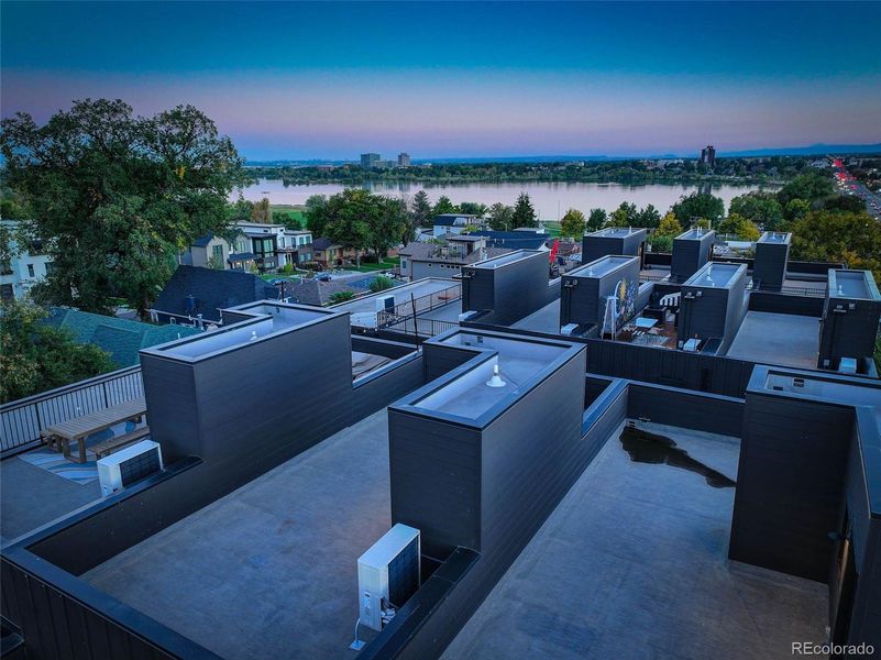 Aerial View of Rooftop
