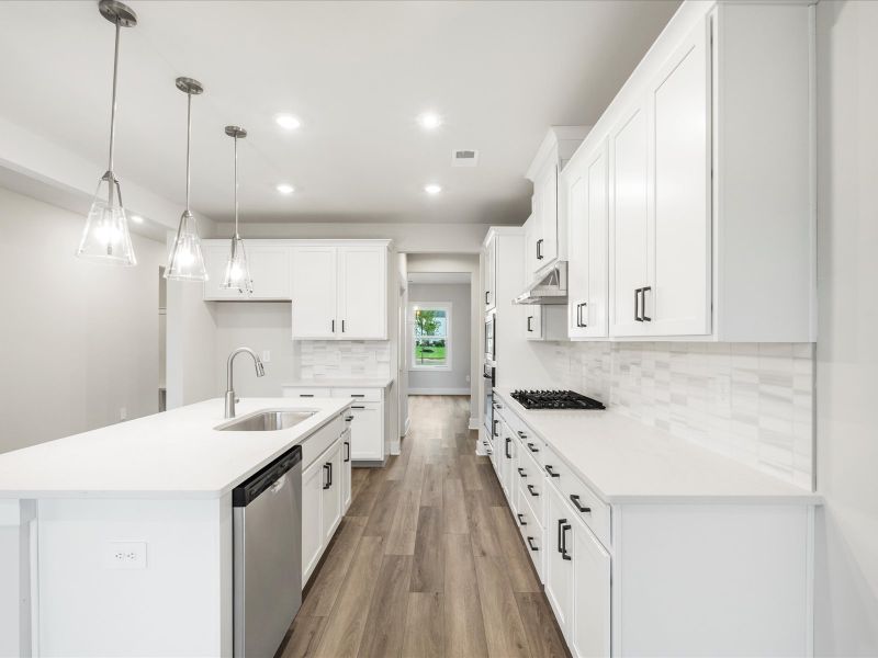 Furnished interior view inside a new home in Cedar Shoals - Signature Collection, Piedmont (Image 4). Furnished interior view inside a new home in Cedar Shoals - Signature Collection, Piedmont (Image 4).