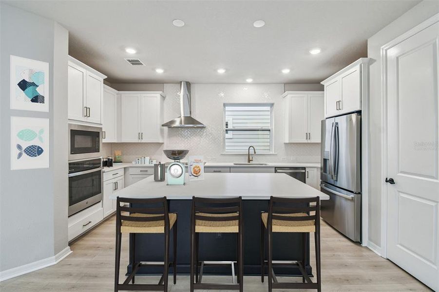 Furnished interior view inside a new home in Weslyn Park in Sunbridge 34', St. Cloud (Image 29).