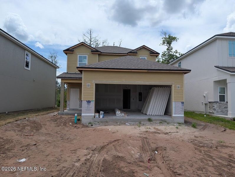 In-progress construction of a new home in , Jacksonville, FL (Image 28).