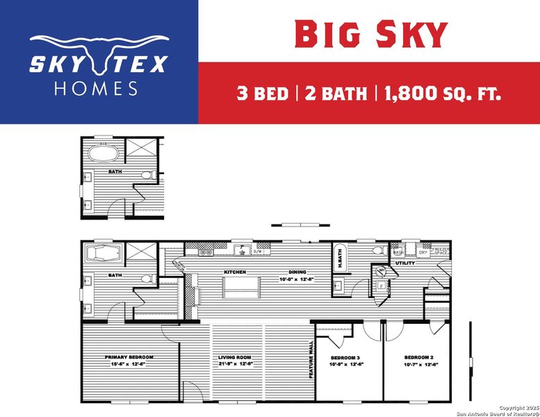 2D floor plan layout of this home in , La Vernia, TX (Image 3). 2D floor plan layout of this home in , La Vernia, TX (Image 3).