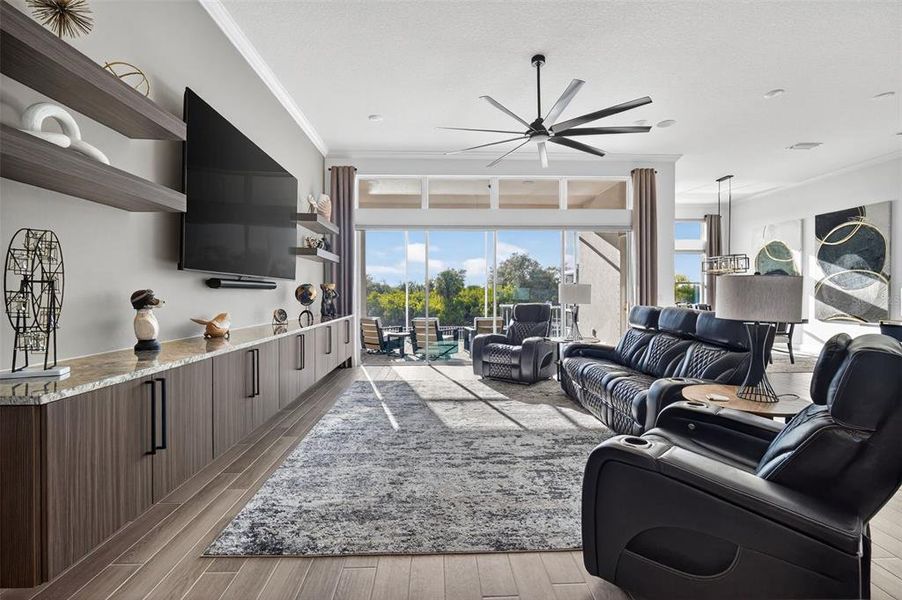 Furnished interior view inside a new home in , Apollo Beach (Image 30).
