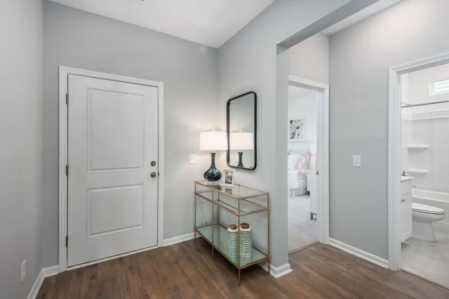 Furnished interior view inside a new home in Sweetgrass at Summers Corner, Summerville (Image 2).