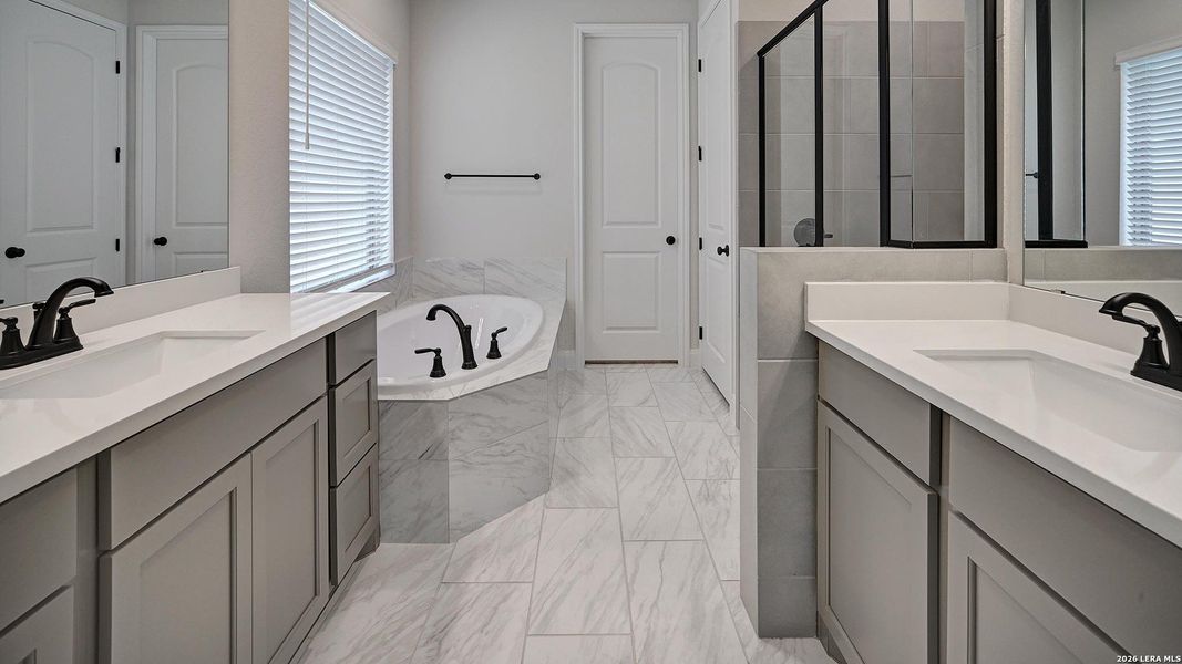 Furnished interior view inside a new home in Kallison Ranch, San Antonio (Image 13).