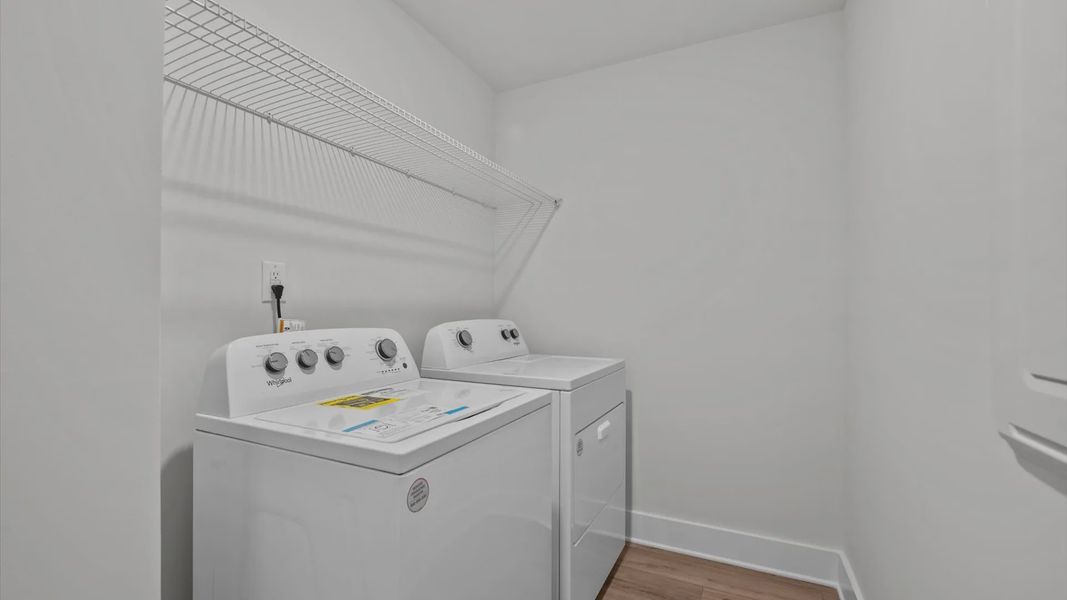 Representative furnished interior of a home built from the Jasmine by DRB Homes in Pleasant Falls, Moore (Image 11).