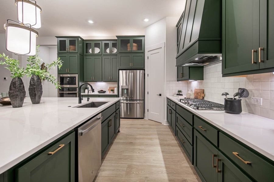 Furnished interior view inside a new home in Sweetwater, Austin (Image 33).