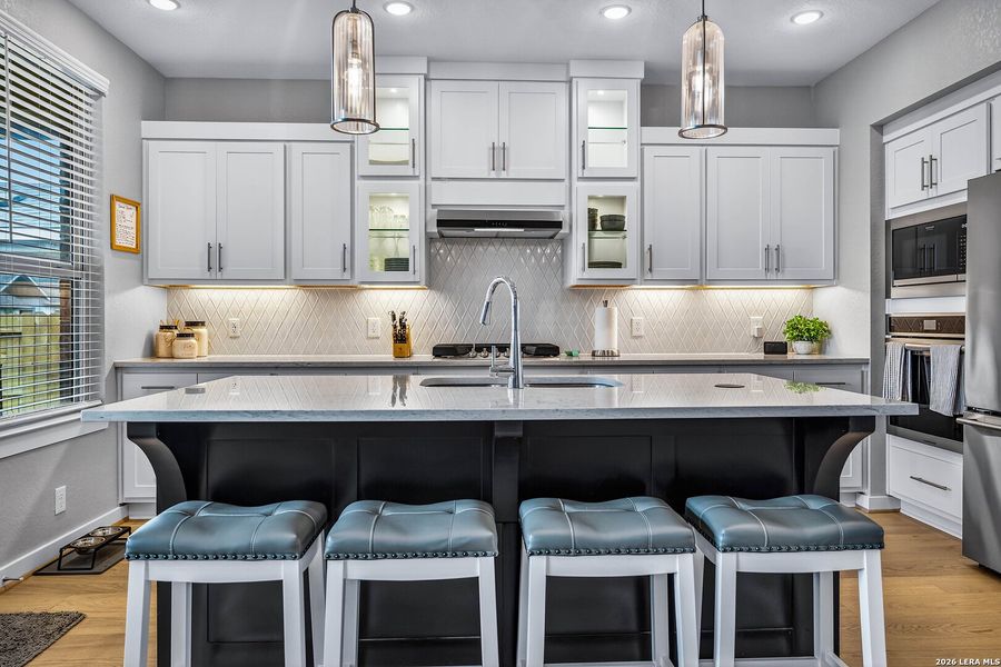 Furnished interior view inside a new home in Meyer Ranch, New Braunfels (Image 33).
